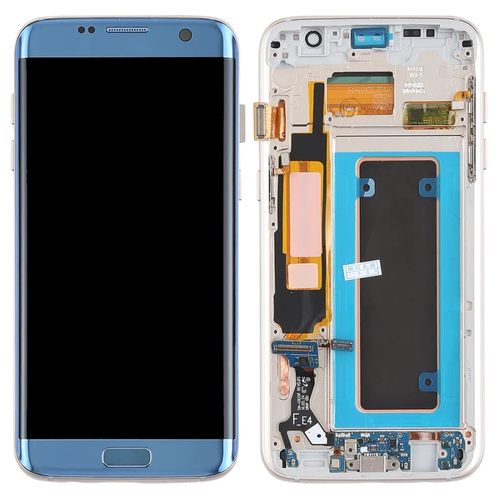 5,5 ''для Galaxy S7 Edge/G935F/G935FD ЖК-экран+ дигитайзер полная сборка с рамкой дисплей экран дигитайзер сборка