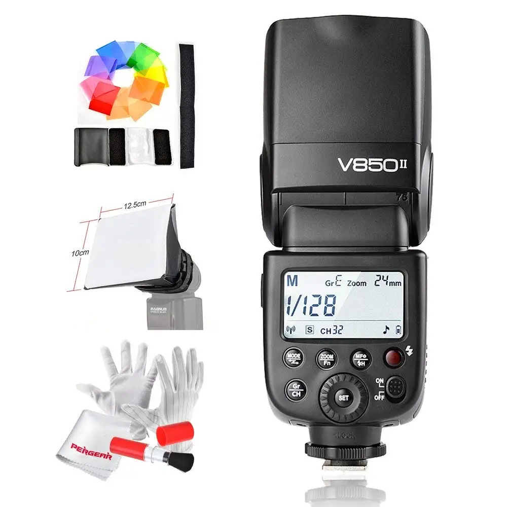 3 шт. Godox V850II 1/8000s HSS 2 4G X СИСТЕМА литиевая батарея Speedlite Flash + X1T N триггерный