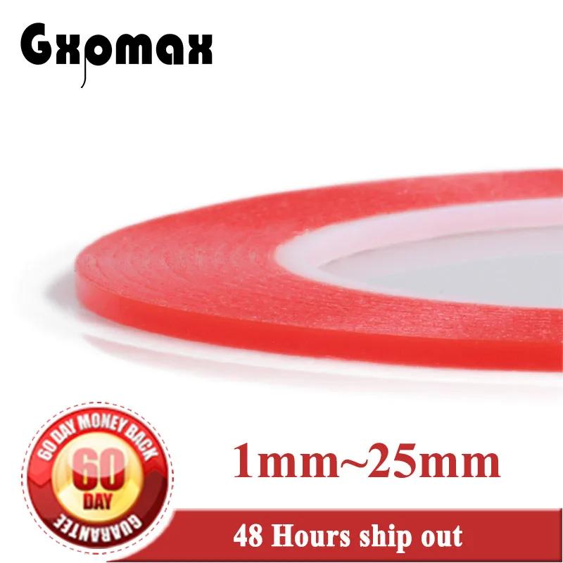 

Strong (0.2mm Thick), 1mm~25mm *25M Choose Acrylic Adhesive Double Sided Tape for iphone Battery Phone Display Lens LCD Screen