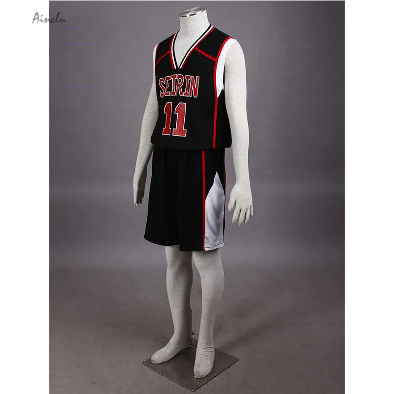 Ainclu Бесплатная доставка Униформа Kuroko no Basket Tetsuya No.11 Мужская баскетбольная майка