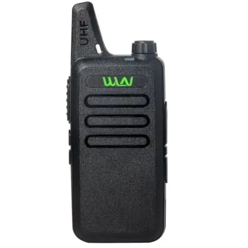 KD-C1-U black ANYSECU Walkie Talkie WLN KD-C1 мини радио UHF 400-470 МГц 5 Вт 16 канальный мини-портативный трансивер три цвета на выбор - Цвет: KD-C1-U black