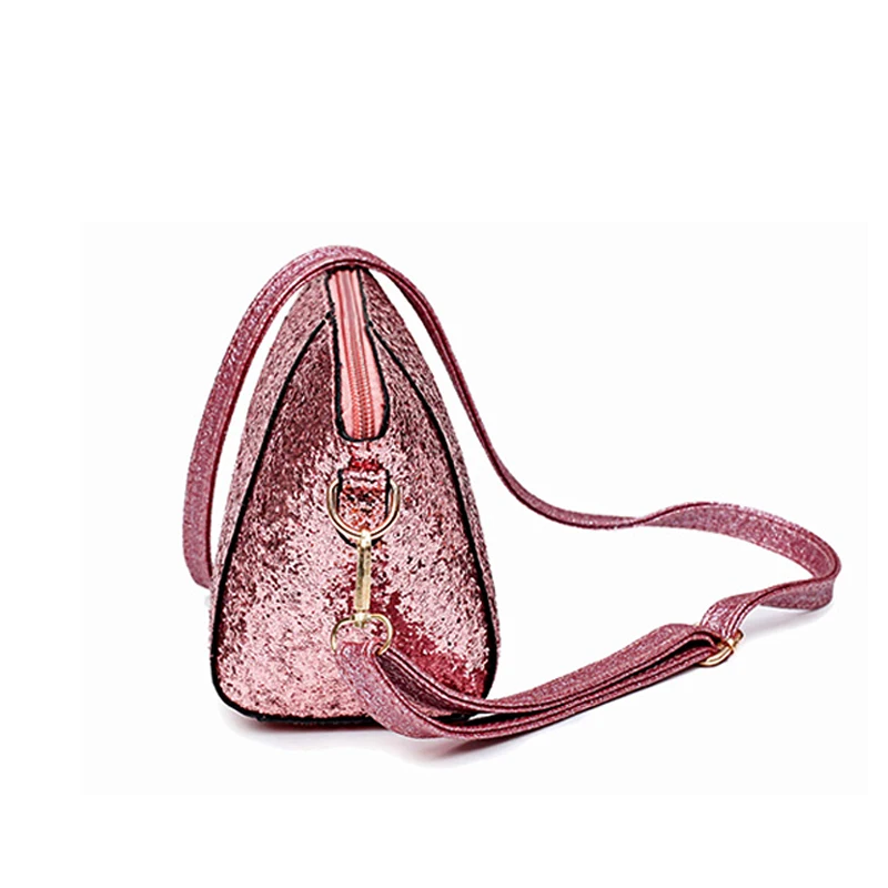 Mynos 2017 кожа женщин Crossbody сумки мода блестки оболочки плечо женские Элитный бренд