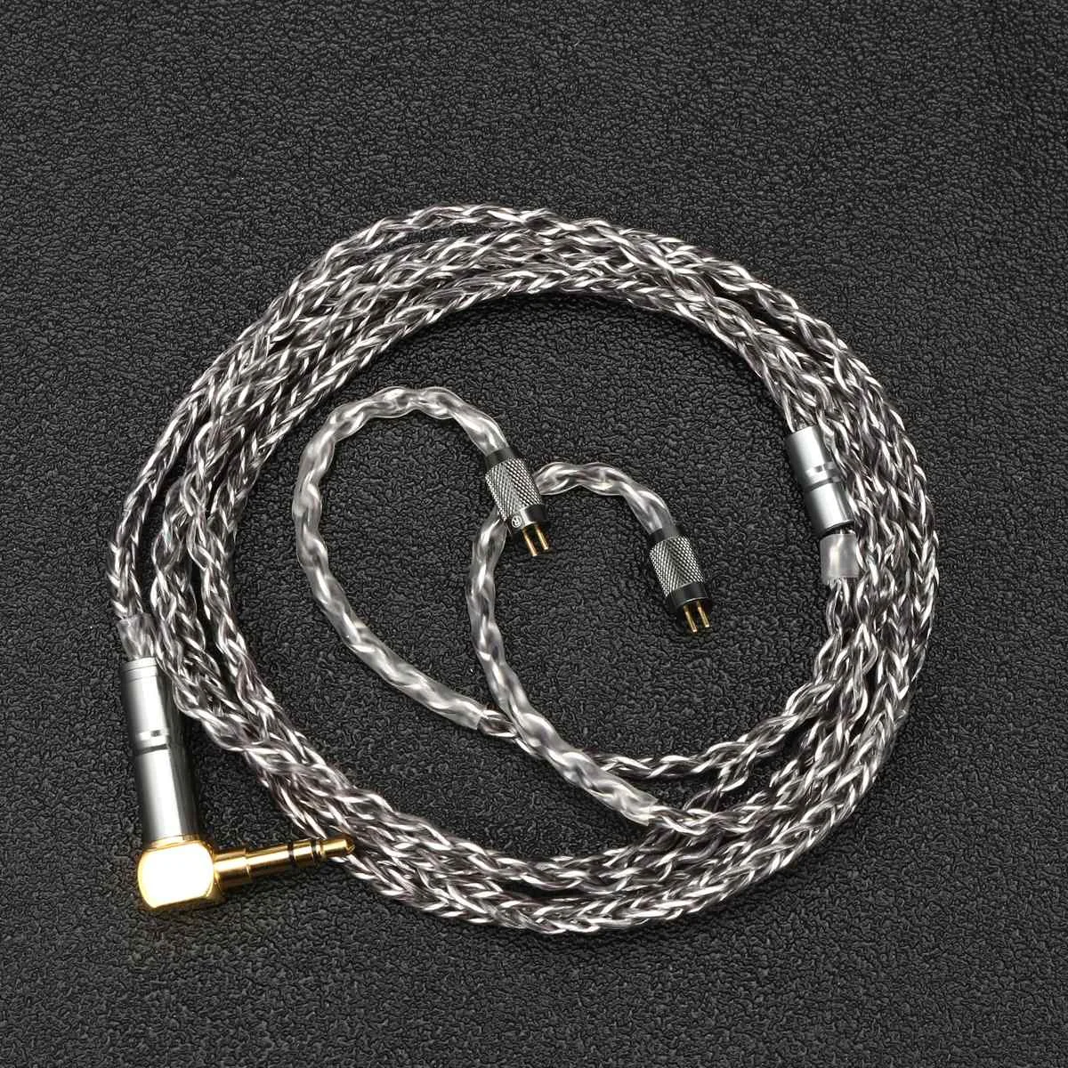 BGVP 400 провод OCC HiFi кабель для DM6 DMG DMS монитор наушники MMCX 0,78 мм наушники для меломанов кабель для наушников DIY