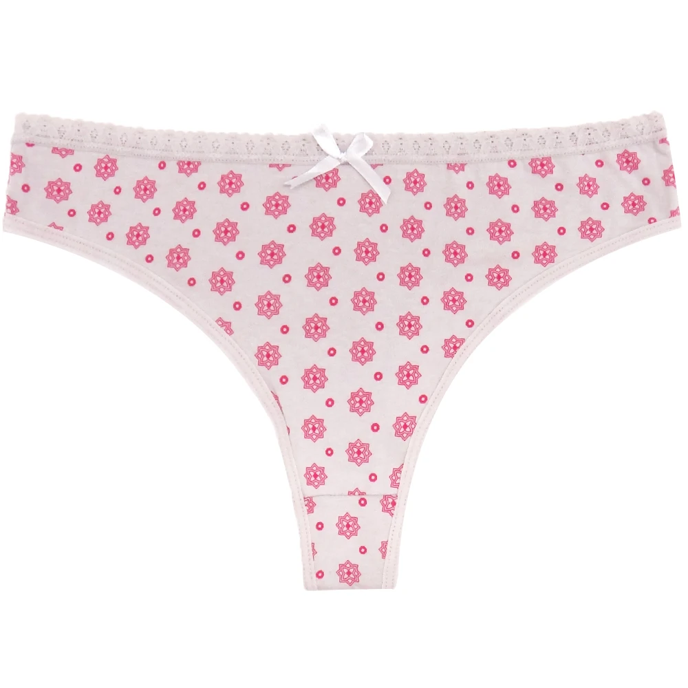 Трусики стринги женские цветочные х/б Размеры M L XL (22 04 25 2 дюйма)|panties lingeries|sexy women