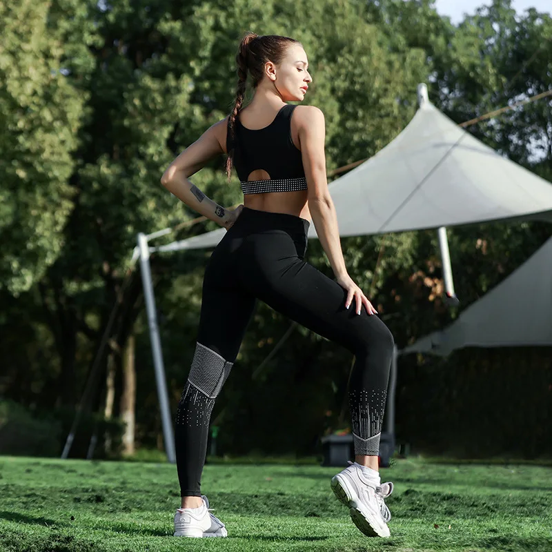 S xl женская спортивная одежда женский спортивный костюм леггинсы для фитнеса и