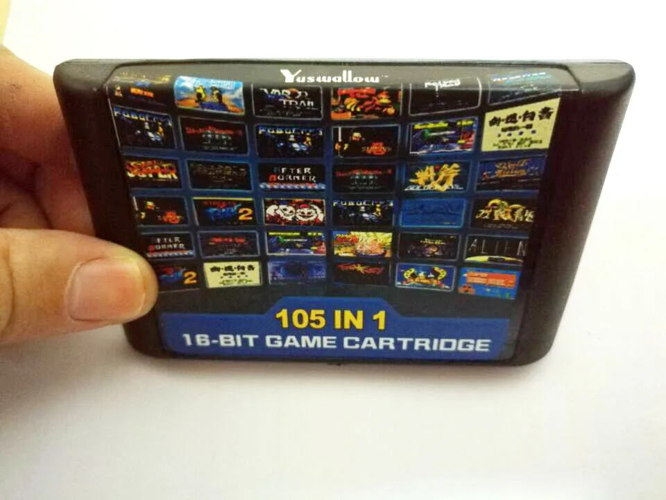 105 в 1 для sega Megadrive Genesis игровой Картридж с Contra Streets of Rage Sonic Golden Axe