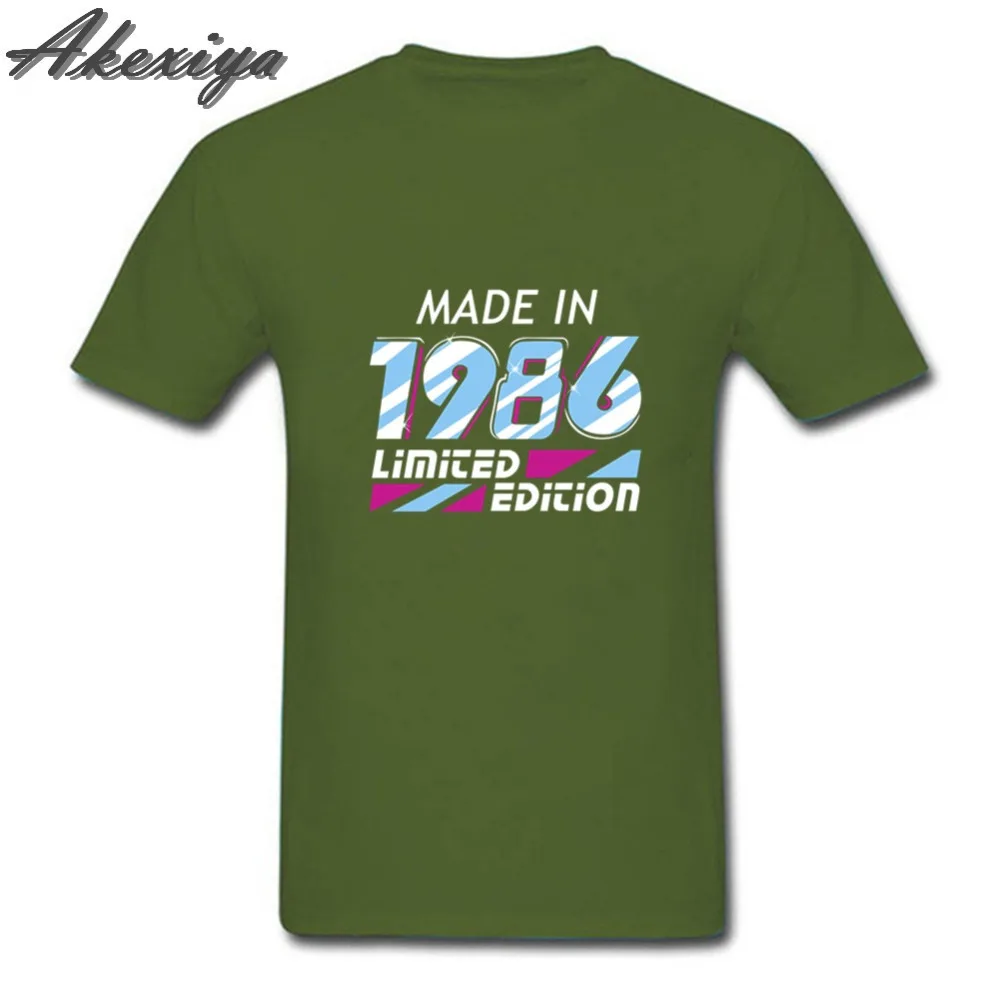 Мода сделано в 1986 году все оригинальные части 32 подарок на день рождения футболка