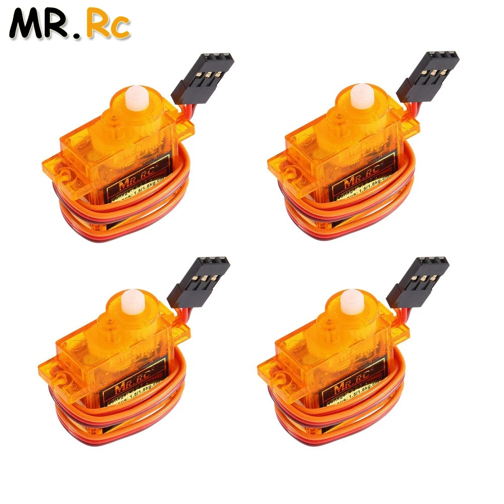 4pcs/lot MR.Rc Mini 9g 1.6KG Rc Micro Servo SG90 for RC 250 450 Helicopter Airplane Car Boat | Игрушки и хобби