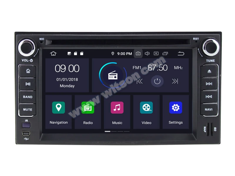 WITSON Android 10 0 Восьмиядерный автомобильный Dvd GPS плеер для KIA CERATO/SPORTAGE/SORENTO/SPE IPS 4 ГБ ОЗУ