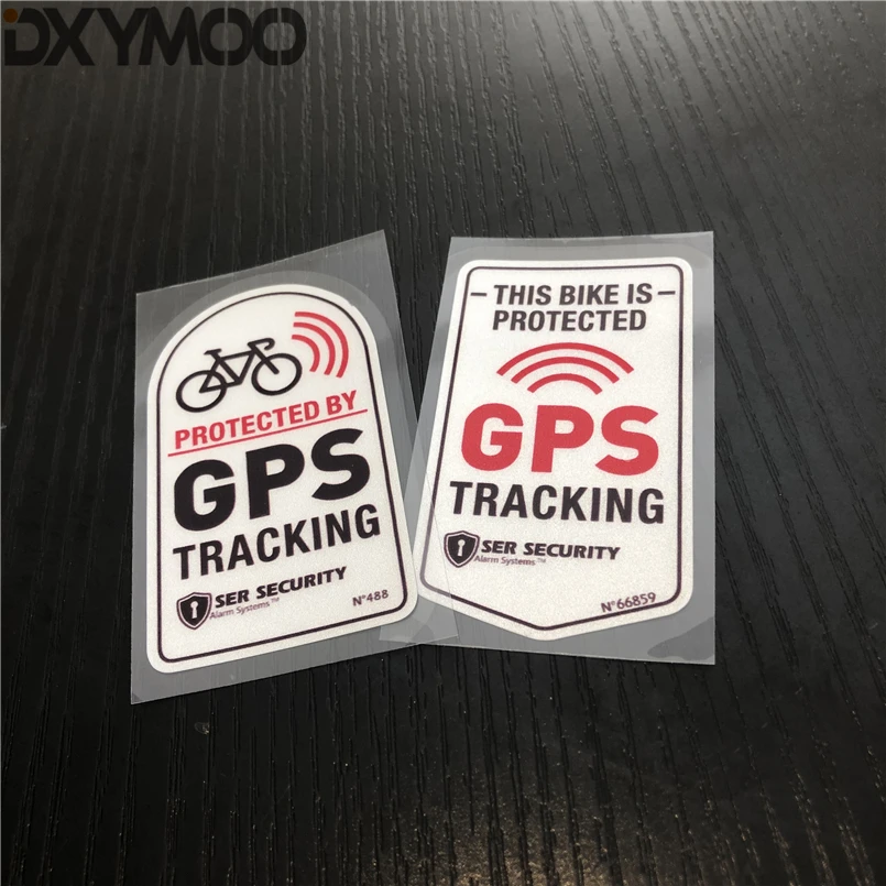2 шт. наклейки для системы безопасности с GPS трекером Стайлинг автомобиля защита