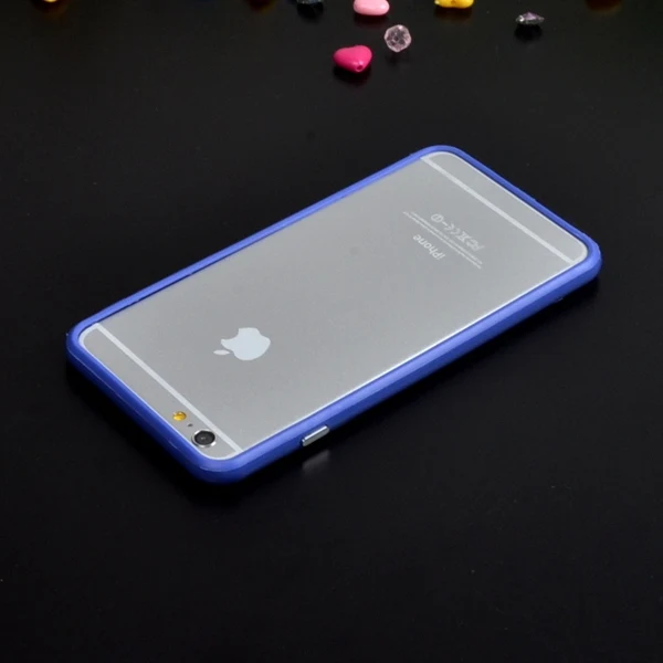 Двойной гибридный проданный цветной каркас ТПУ защитный бампер для Iphone 6 Plus 6s Plus 5," мягкий силиконовый бампер чехол 10-цвет s