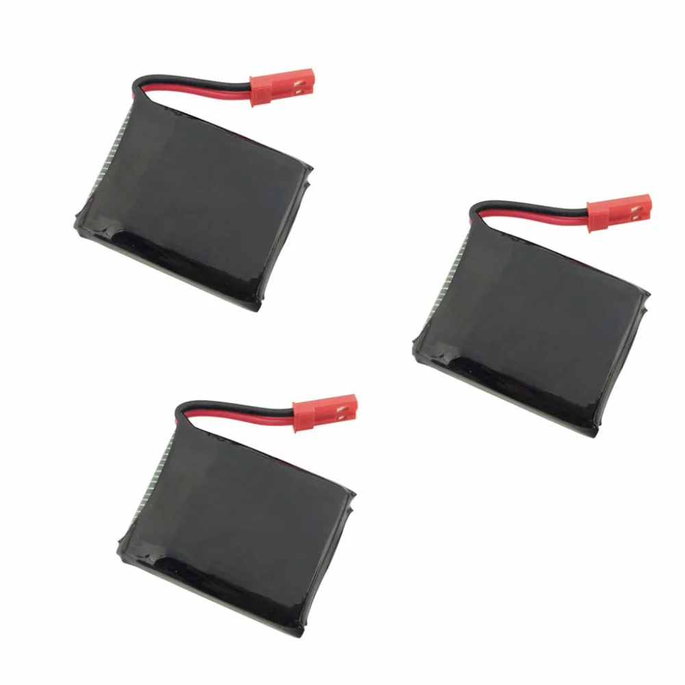 3 шт. 7 в 650 мАч LiPo батарея JST разъем для X8TW X8T Q1012 Q9 пульт дистанционного управления