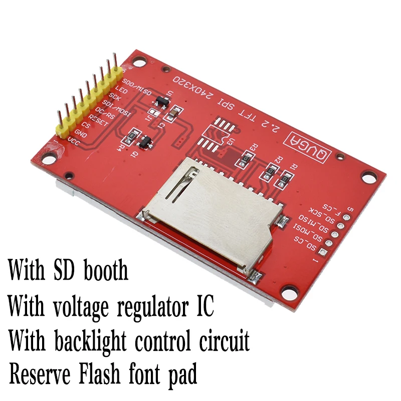 Умная электроника 2 дюйма 240*320 точек SPI TFT ЖК-последовательный порт модуль дисплея