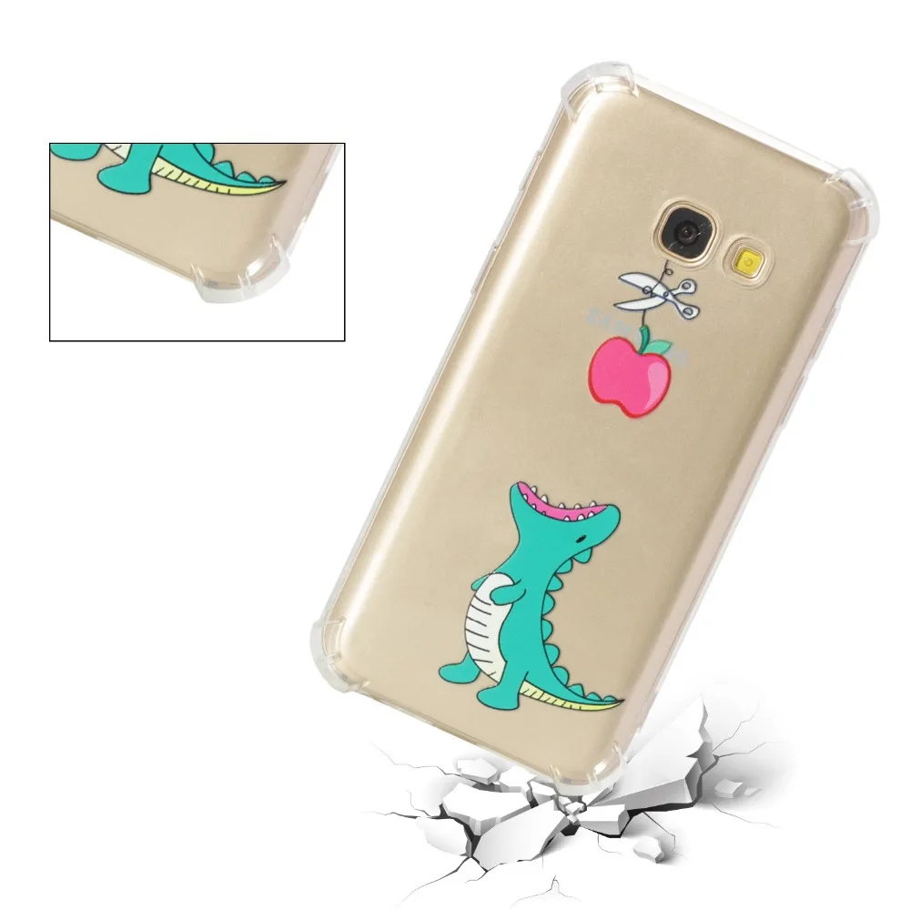 Чехол для телефона Samsung Galaxy A3 A5 A7 2016 A310 2017 A8 & A8Plus 2018 мягкие чехлы из ТПУ с принтом