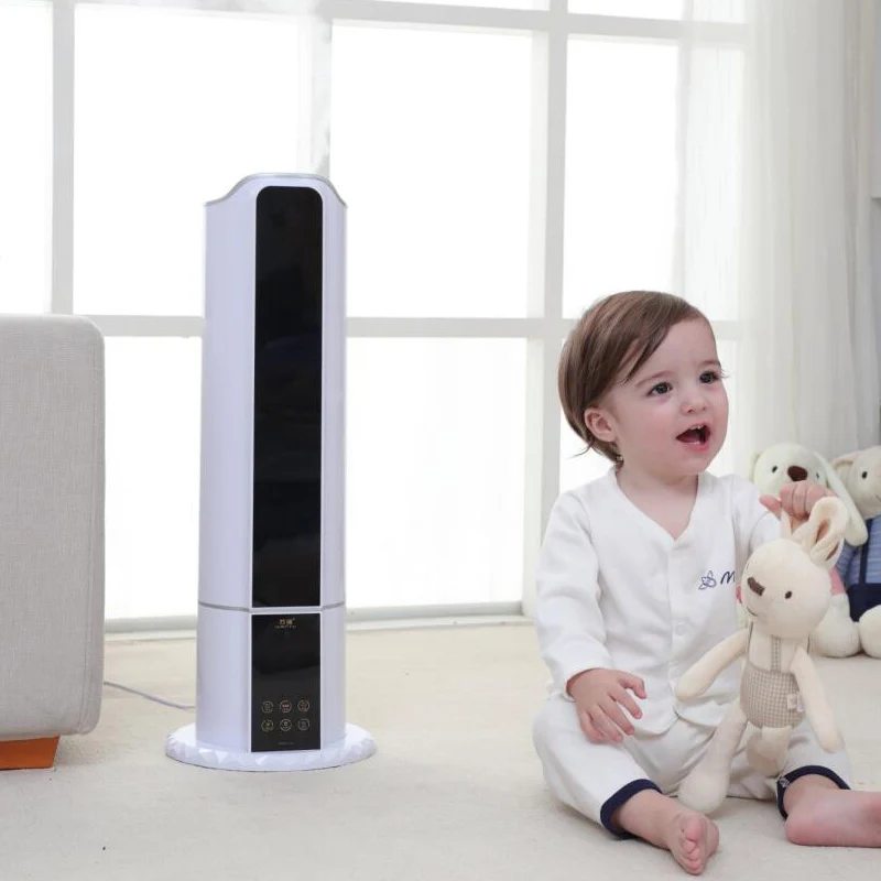 Бесшумный ультразвуковой увлажнитель воздуха 7.5л для офиса интеллектуальный