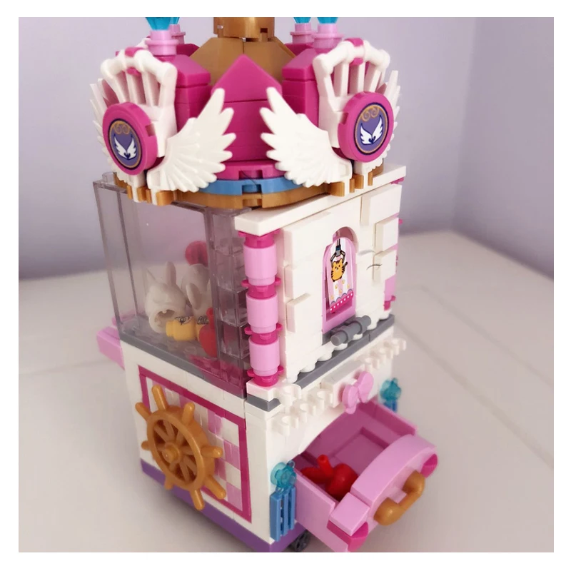 LOZ парк развлечений 1721 клип куклы машина 3D модель 587 шт. DIY Мини Конструкторы