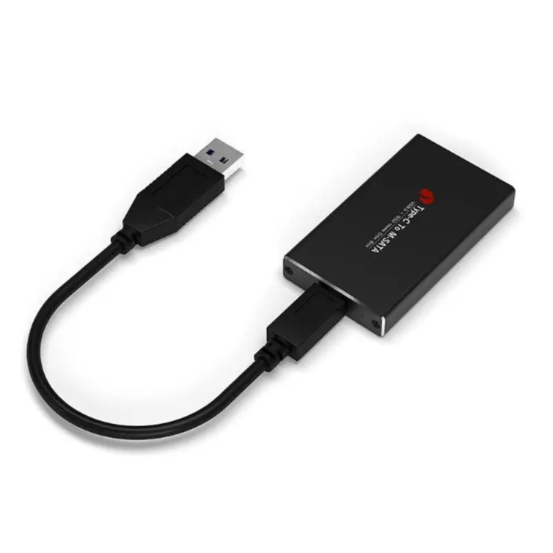 USB3.1 Type C к MSATA USB 3 0 SSD корпус чехол Корпус жесткого диска 10 Гбит/с Внешний для