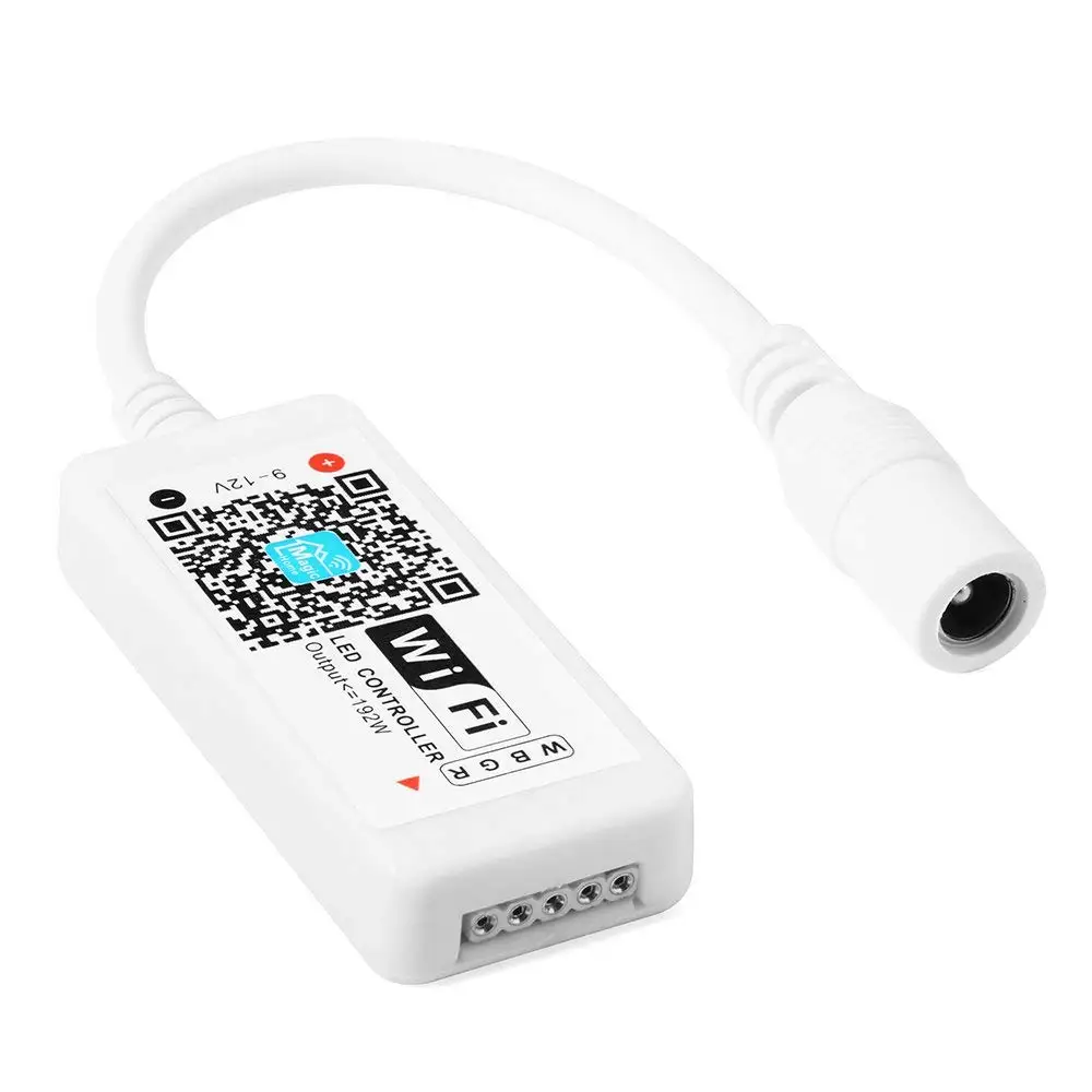 Миниатюрный контроллер для светодиодной ленты с Wi-Fi RGBW iPhone iPad Android смартфона