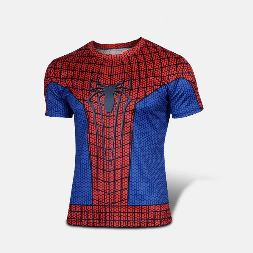 Новый Marvel Капитан Америка 2 Super Hero компрессионные колготки футболка Для мужчин