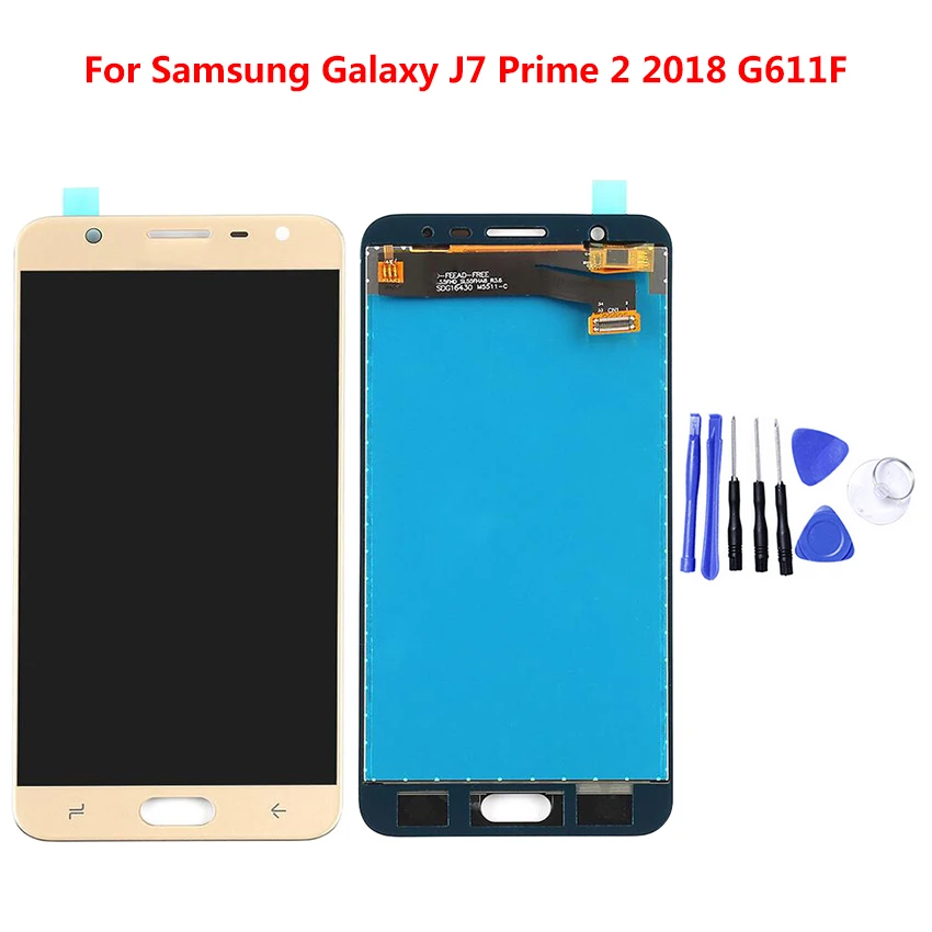ЖК дисплей с сенсорным экраном и дигитайзером в сборе для SAMSUNG Galaxy J7 Prime 2 2018