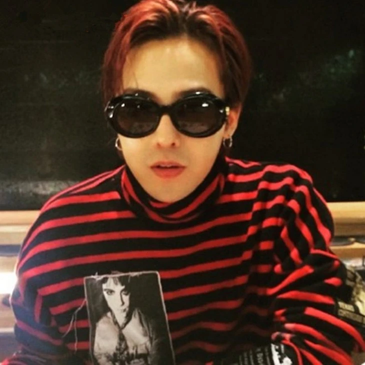 Kpop мужской свитер Bigbang GD G-Dragon man свитер пуловер полосатый джемпер Новинка