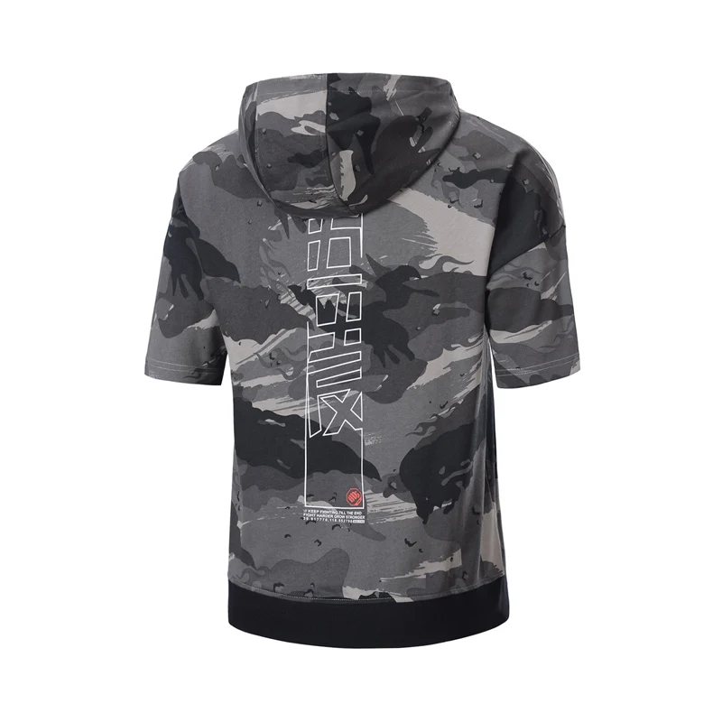 Li-Ning Мужская баскетбольная серия BAD FIVE Джерси Свободная посадка 77% хлопок 23%