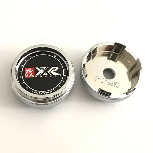 xxr chrome cap Автомобиль-Стайлинг 60 мм ССР Racing Эмблема центра колеса Кепки для диски автомобилей-охватывает ССР Логотип Знак колеса концентратор Кепки s для воссен XXR Стикеры - Цвет: xxr chrome cap