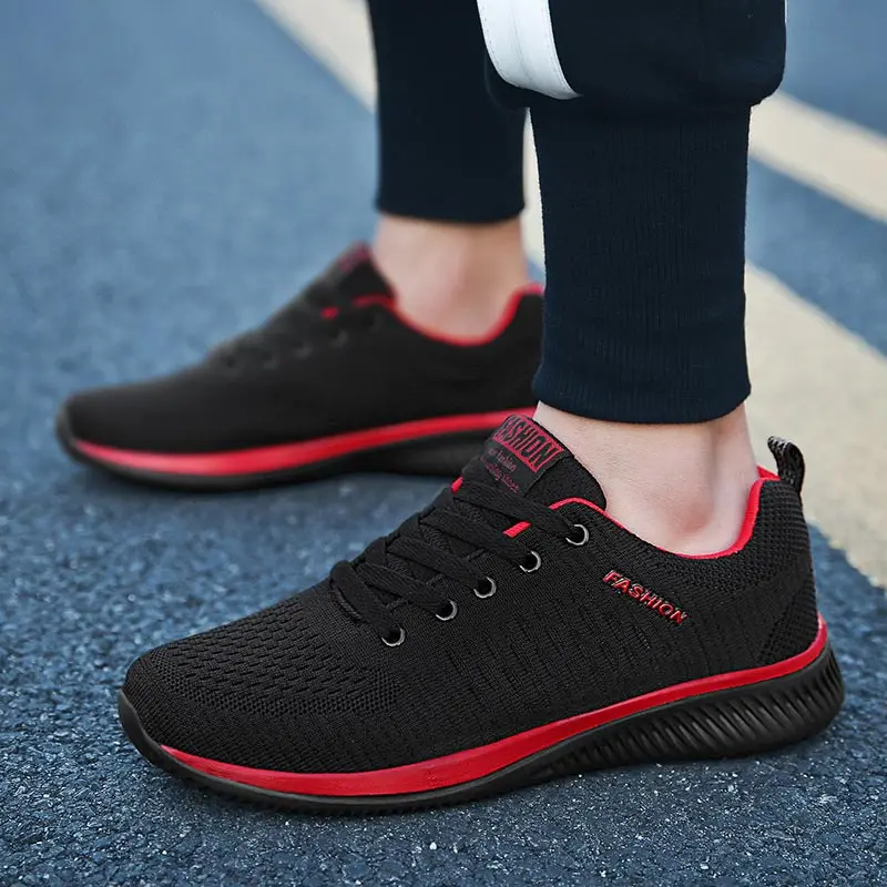 Breathable mesh summer shoes men sneakers 2020 new fashion mixed colors lace-up light male tennis mans footwear | Обувь