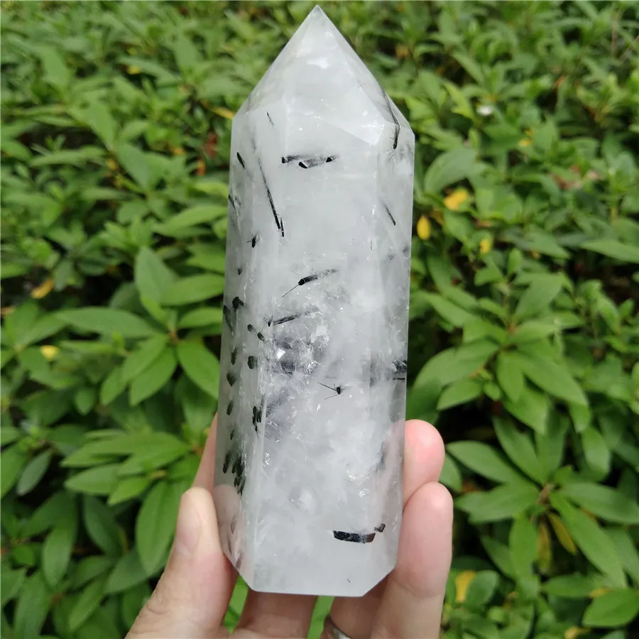 3 шт. 168 г великолепные Phantom кристалл DT Wand Ghost кварц точки сад точка живописные