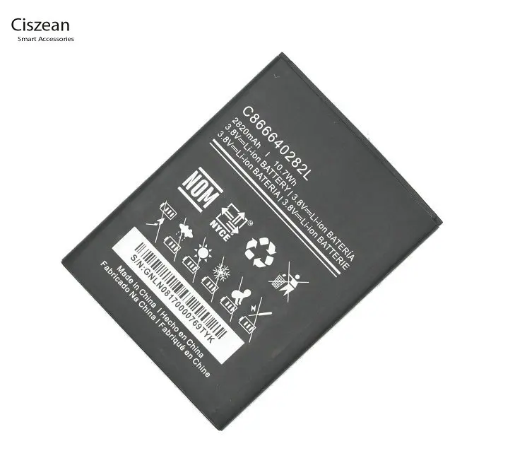 Ciszean C866640282L 2820 мАч умная фотография для BLU Life One XL X030Q Бесплатная доставка |