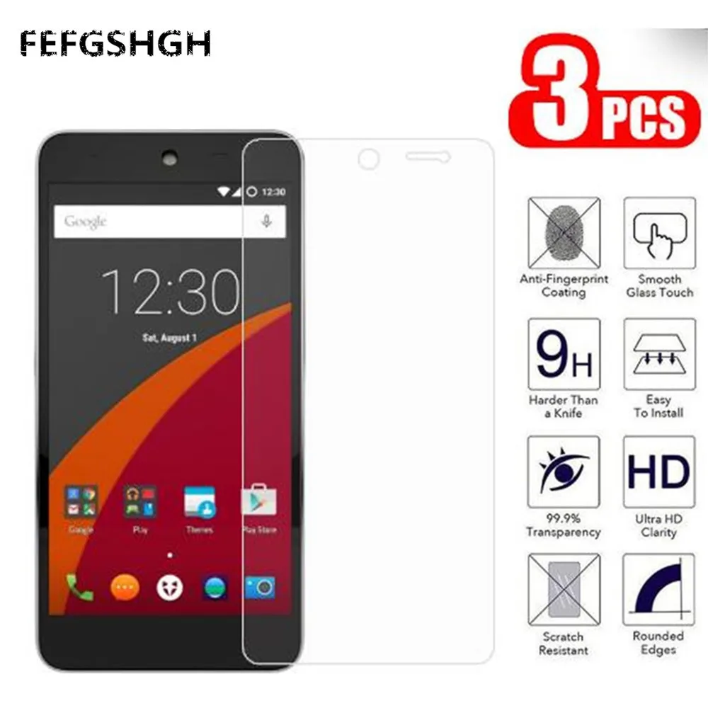 Закаленное стекло 2.5D 9H для Wileyfox Swift Защитное экрана 5 0 дюймовая защитная пленка |
