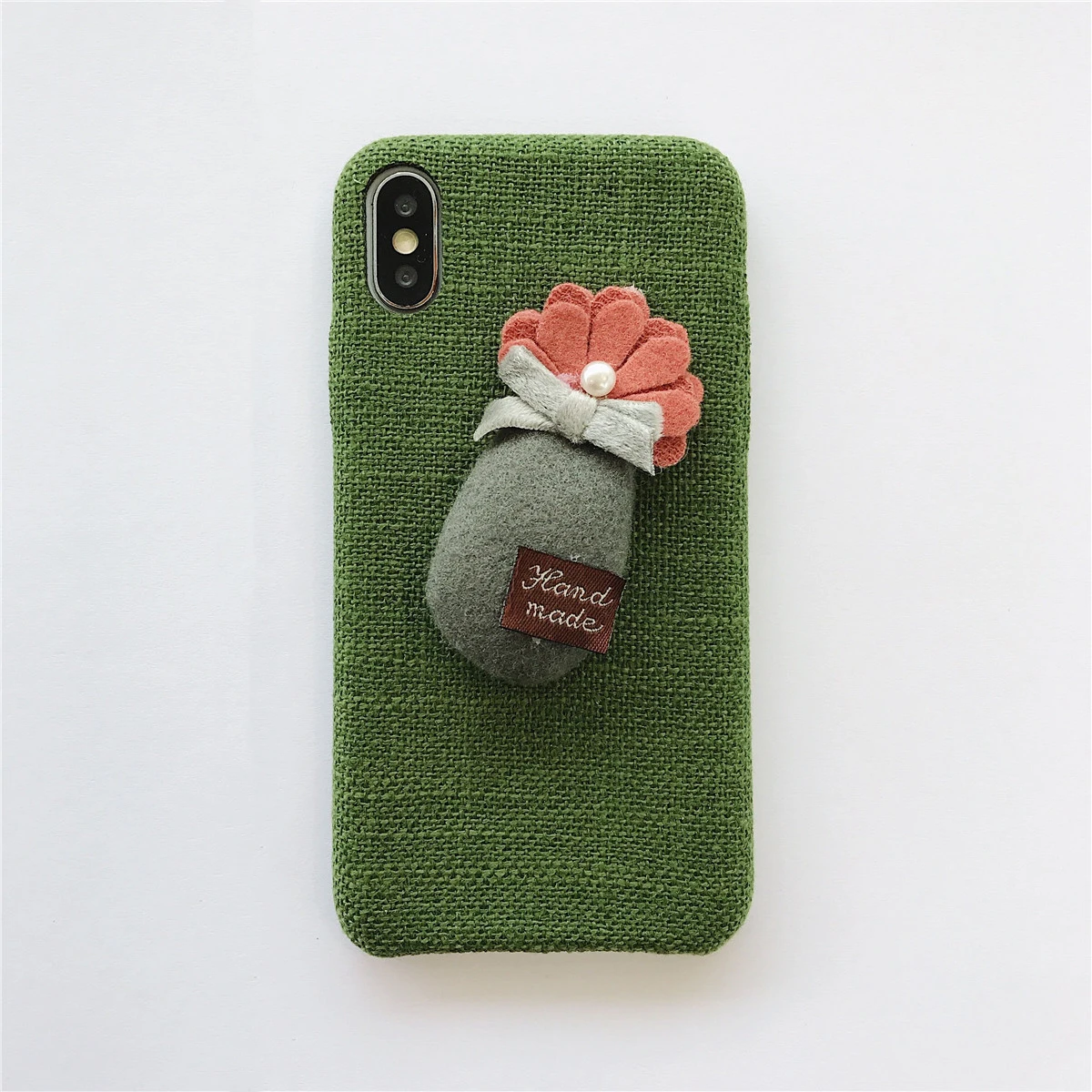 Зимний тканевый чехол для телефона с морковным цветочным рисунком iphone 7 plus 8 x s xsmax