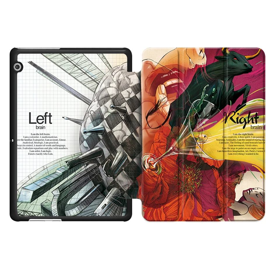 HW10 MTT защитный чехол для huawei T3 10 AGS-L09 L03 Honor Play Pad 2 9,6 дюймов Тонкий чехол из искусственной кожи с откидной крышкой и подставкой чехол для планшета - Цвет: HW10