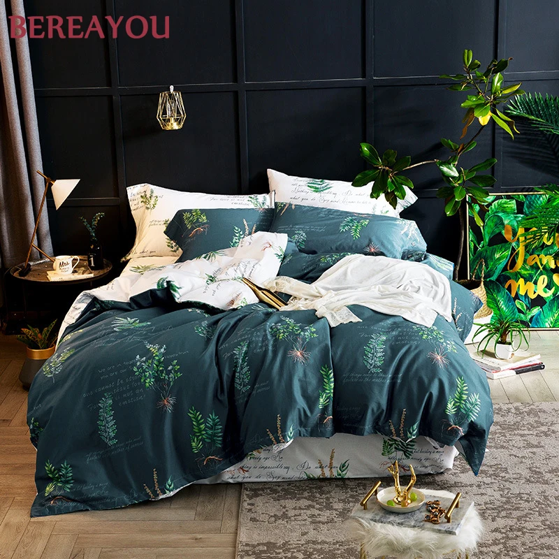 Одеяло постельные принадлежности наборы 60s с длинным штапельным хлопковым