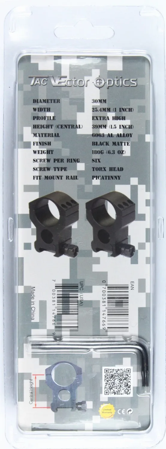 Векторная оптика тактический 30 мм кольцо для оптического прицела Экстремальный