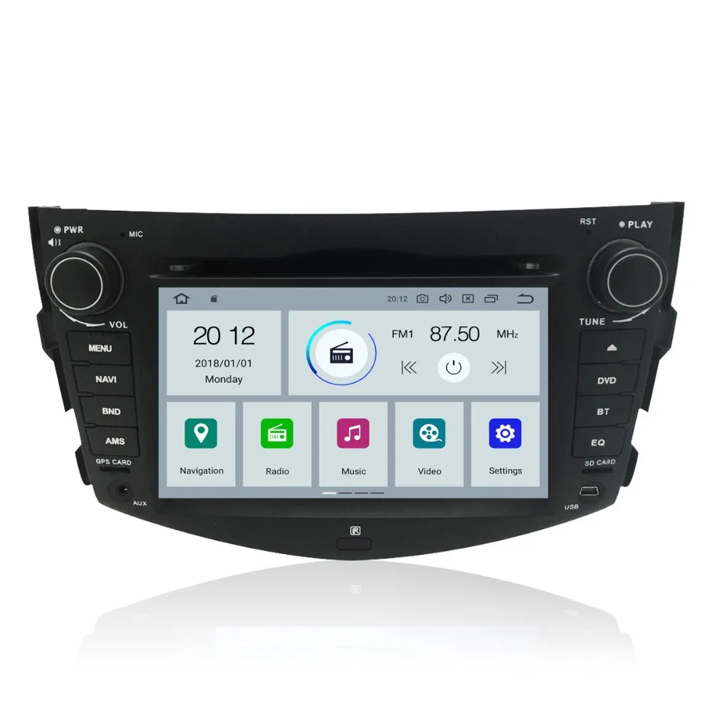 Автомобильный DVD-плеер Aotsr Android 9 0 с GPS-навигацией для Toyota RAV4 2006-2012 мультимедийный