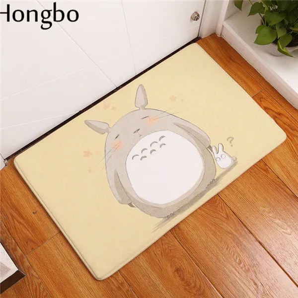 5 Hongbo Тоторо коврик 40*60 см шиншилл Кот животные Модные прямоугольные маты входная дверь моющиеся кухня пол ванная комната - Цвет: 5