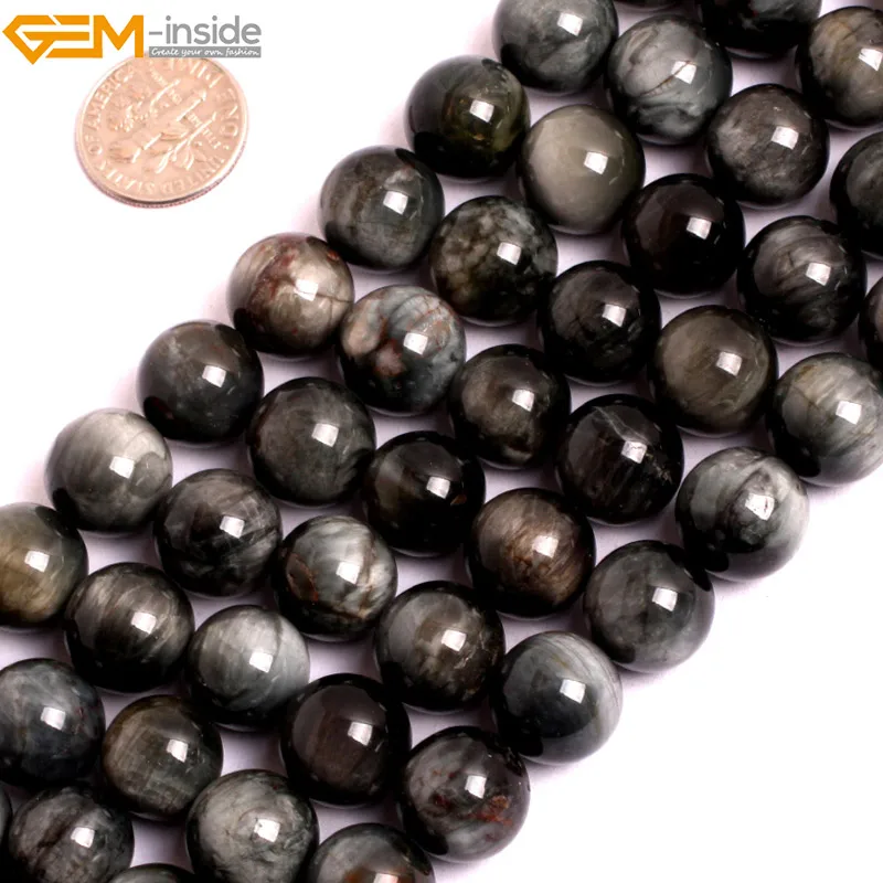 Бусины из натурального камня 4 мм Орлиный глаз Сокол 15 дюймов|stone beads|beads for jewelry