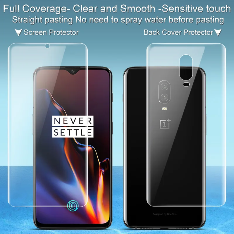 Imak Гидрогелевая пленка 3 III для Oneplus 7 Pro 6T 6 задняя Передняя Задняя Защитная Прозрачная Олеофобная пленка