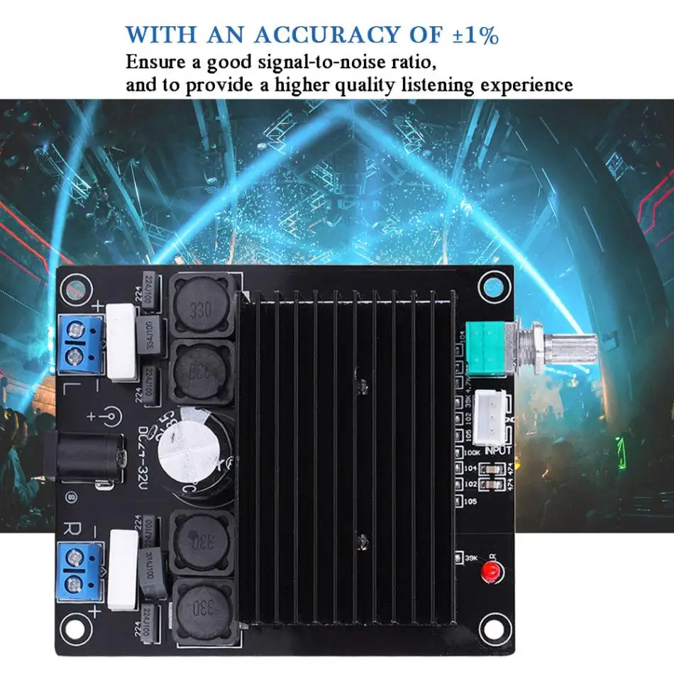 TDA7498 высокомощный цифровой усилитель класса D 2x100 Вт усилитель аудио DC 20-36 в компьютерный усилитель PCB стерео модуль