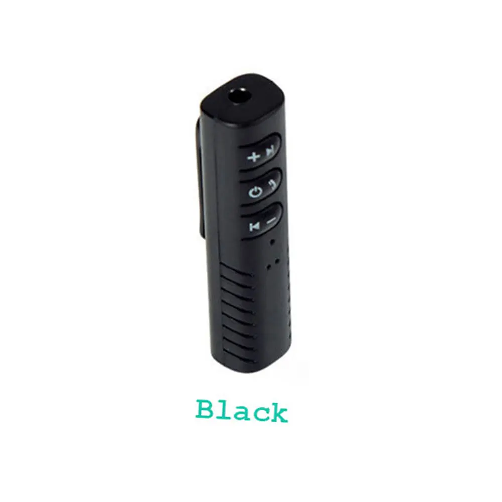 YuBeter Bluetooth, автомобильный комплект, Bluetooth приемник, беспроводной адаптер, передатчик, автомобильный Aux 3,5 мм разъем для музыки, MP3 аудио, Hands Free - Цвет: Черный