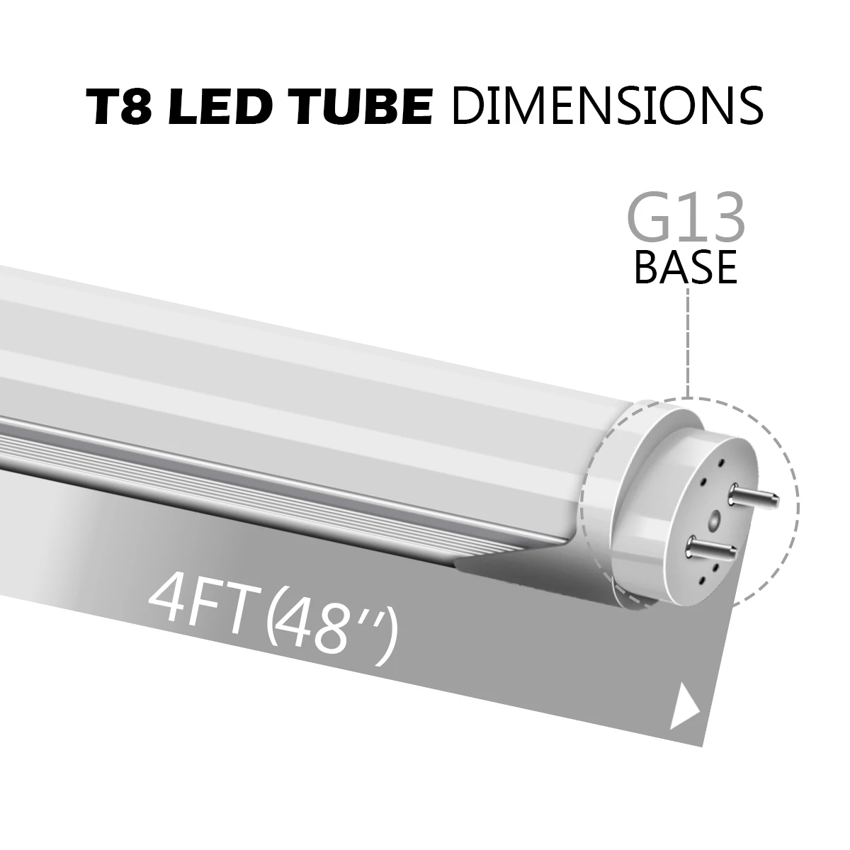 2 шт. теплый белый 0 6 м светодиодная люминесцентная лампа T8 G13 90 265 в 110 В 220 для