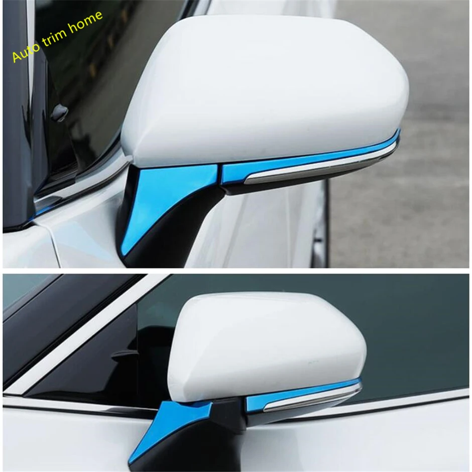 

Lapetus Accessories Rearview Mirror Below Strip Streamer Protection Cover Trim Fit For Toyota Camry 2018 - 2020 Stainless Steel