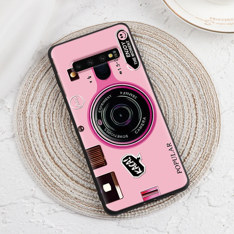3D Камера крышка тиснения для samsung Galaxy S10 плюс S10e A70 A50 A10 A20e A30 A40 A60 A3 A5 A7 A9 A6 A8 плюс чехлы