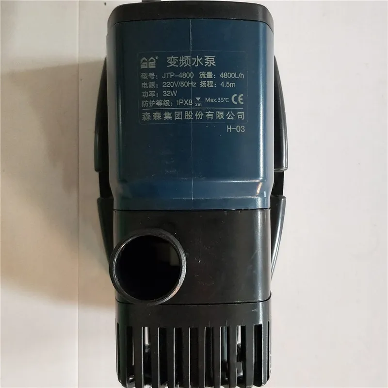1 шт SUNSUN JTP-4800 JTP 4800 водяной насос для аквариума супер тихий Гидропоника пруд погружной водяной фонтан скалистый насос