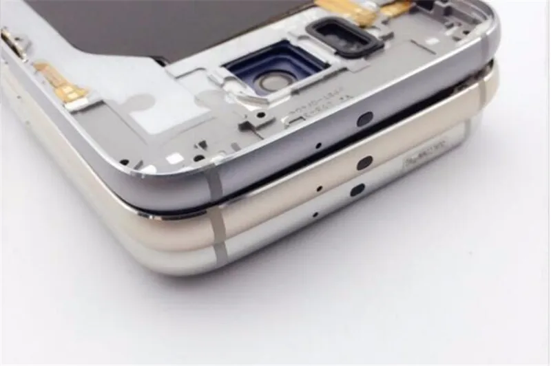 Высококачественная средняя рамка для Samsung Galaxy S6 G920F G920A сменная панель экрана