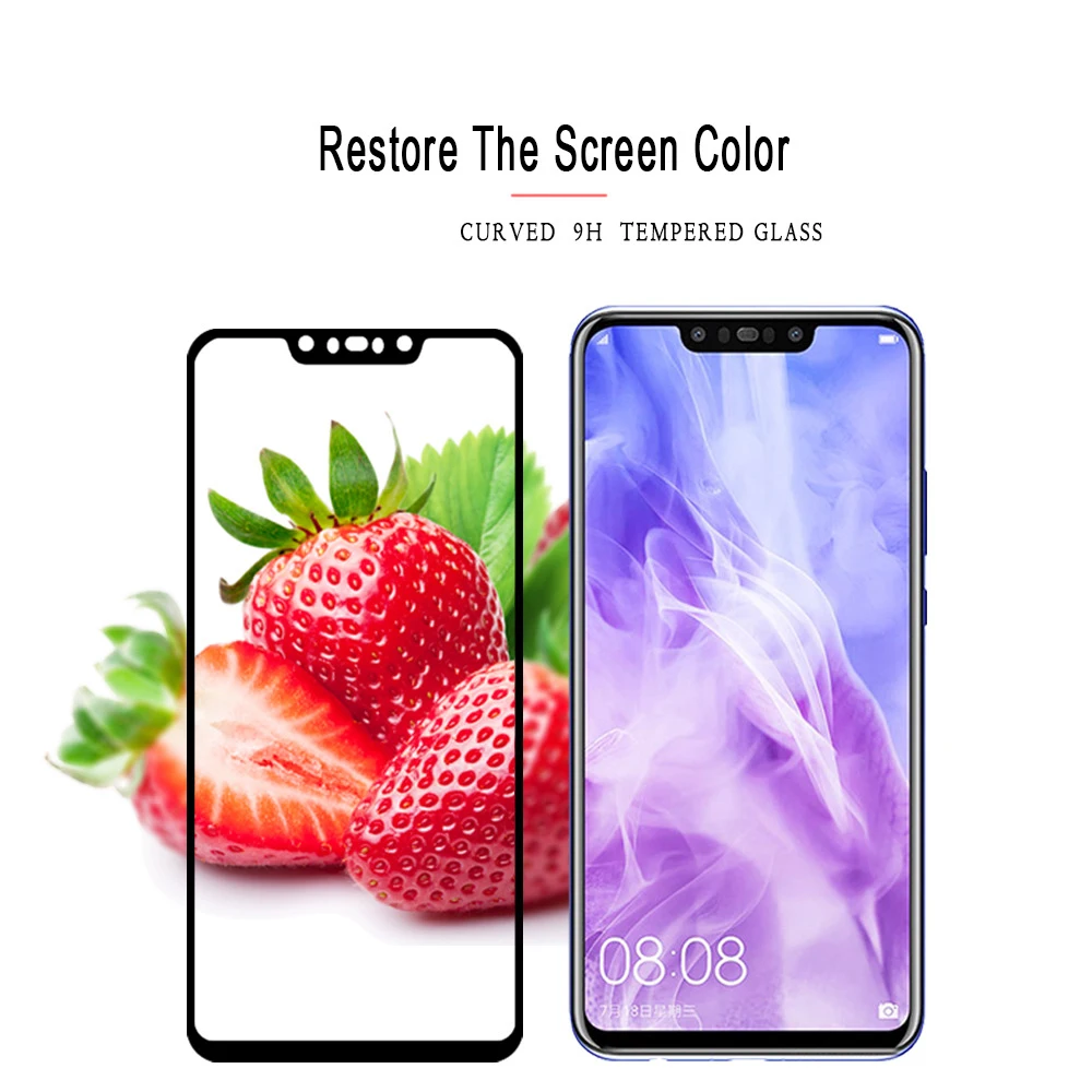 2 шт 3D закаленное стекло для Huawei Mate 20 Lite Полное покрытие экрана Защитная пленка