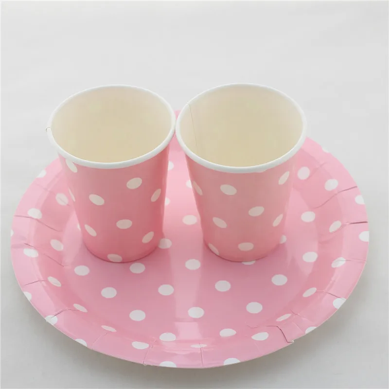 Ipalmay одноразовая бумажная посуда стаканы для напитков декор свадьбы дня рождения