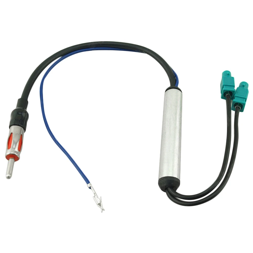 Lonleap двойной Fakra к DIN автомобильный адаптер радиоантенны кабель для Audi VW радио