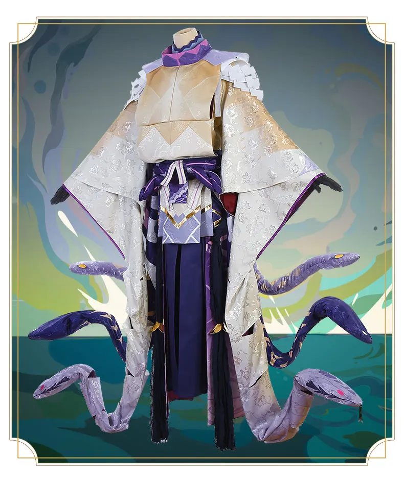 

Onmyoji Game Cosplay Yamata no Orochi Cosplay Costume Gorgeous kimono Halloween costumes